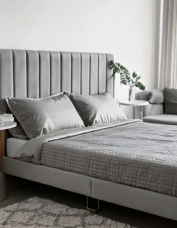 Fitted Sheet Grey King Size