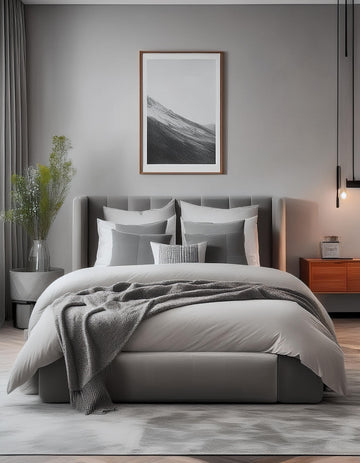Fitted Sheet Grey Single