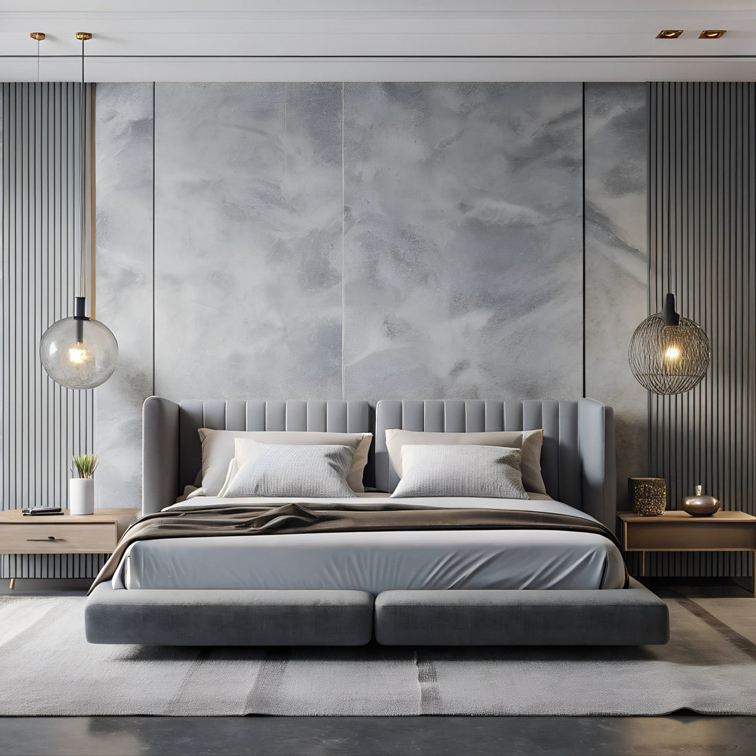 Flat Sheet Grey Super King
