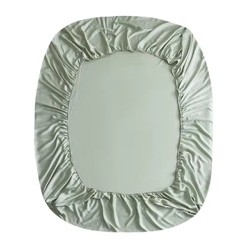 Bamboo Fitted Sheet Light Green - 100% Organic Bamboo
